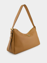 Prada Caramel Soft Grain Leather Shoulder Bag