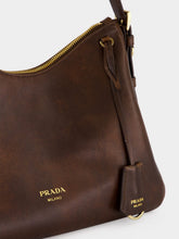 Prada Cocoa Brown Leather Shoulder Bag
