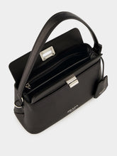 Prada Black Midi Saffiano Leather Bag