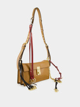 Prada Caramel Soft Sound Small Leather Shoulder Bag with Charms