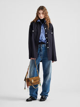 Prada Caramel Soft Sound Small Leather Shoulder Bag with Charms