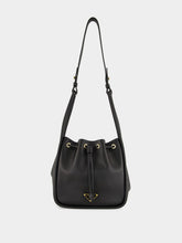 Prada Black Darling Leather Mini Bucket Bag