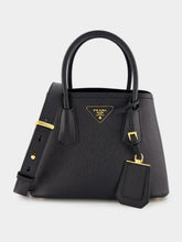 Prada Black Double Saffiano Leather Mini Bag