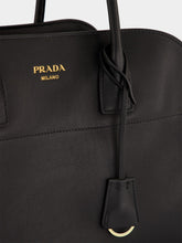 Prada Large Black Leather Tote Bag