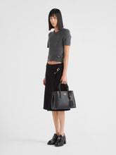 Prada Black Small Saffiano Leather Double Bag