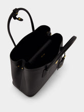 Prada Black Small Saffiano Leather Double Bag