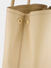 Prada Sand Beige Medium Double Saffiano Leather Bag