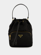 Prada Black Duet Re-Nylon Bucket Bag