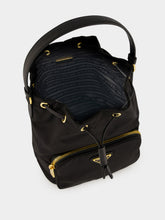 Prada Black Duet Re-Nylon Bucket Bag