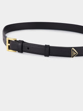 Prada Black Leather Belt