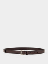 Prada Coffee Brown Antiqued Leather Belt