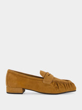 Prada Light Brown Suede Leather Loafers