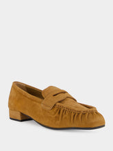 Prada Light Brown Suede Leather Loafers