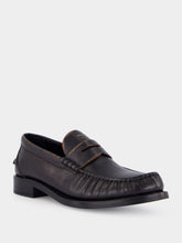 Prada Black Leather Loafers