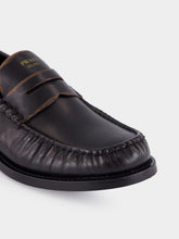 Prada Black Leather Loafers
