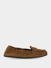 Prada Brown Suede Loafers