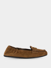 Prada Brown Suede Loafers
