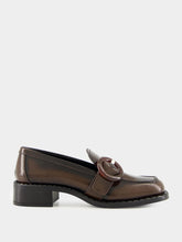 Prada Sienna Brushed Leather Loafers