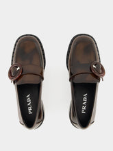 Prada Sienna Brushed Leather Loafers