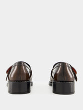 Prada Sienna Brushed Leather Loafers