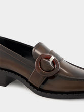 Prada Sienna Brushed Leather Loafers