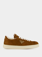 Prada Brown Suede Sneakers
