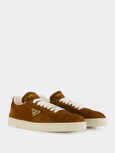 Prada Brown Suede Sneakers