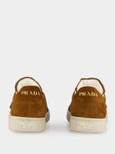Prada Brown Suede Sneakers