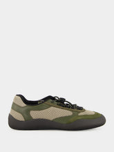 Prada Forest Green Speedrock Mesh Sneakers