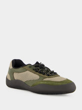 Prada Forest Green Speedrock Mesh Sneakers