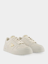Prada White Low-Top Leather Sneakers