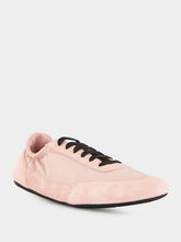 Prada Peach Re-Nylon and Suede Collapse Sneakers