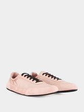 Prada Peach Re-Nylon and Suede Collapse Sneakers