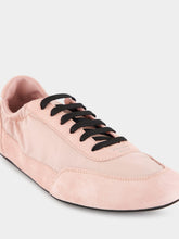 Prada Peach Re-Nylon and Suede Collapse Sneakers