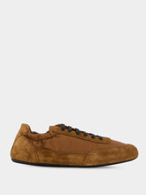 Prada Palisander Brown Re-Nylon and Suede Sneakers