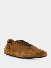 Prada Palisander Brown Re-Nylon and Suede Sneakers