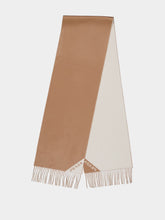 Prada Camel and Talc Double Cashmere Scarf