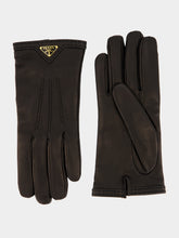 Prada Black Nappa Leather Gloves