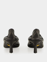 Prada Black Mid-Heel Leather Pumps