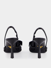 Prada Black Slingback Bow Pumps
