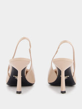Prada Brushed Leather Slingback Pumps