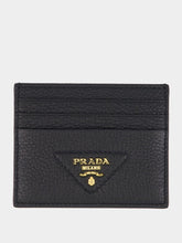 Prada Black Leather Card Holder