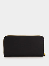 Prada Black Large Saffiano Leather Wallet