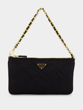 Prada Black Quilted Re-Nylon Pouch