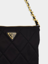 Prada Black Quilted Re-Nylon Pouch