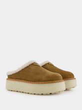Prada Triangle-Logo Shearling-Lined Slippers