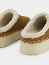 Prada Triangle-Logo Shearling-Lined Slippers
