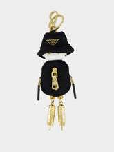 Prada Black Robot Re-Nylon Key Chain
