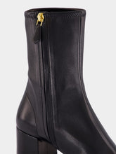 Prada Black Stretch Nappa Leather Booties
