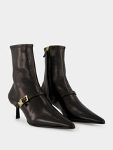 Prada Black Stretch Nappa Leather Booties